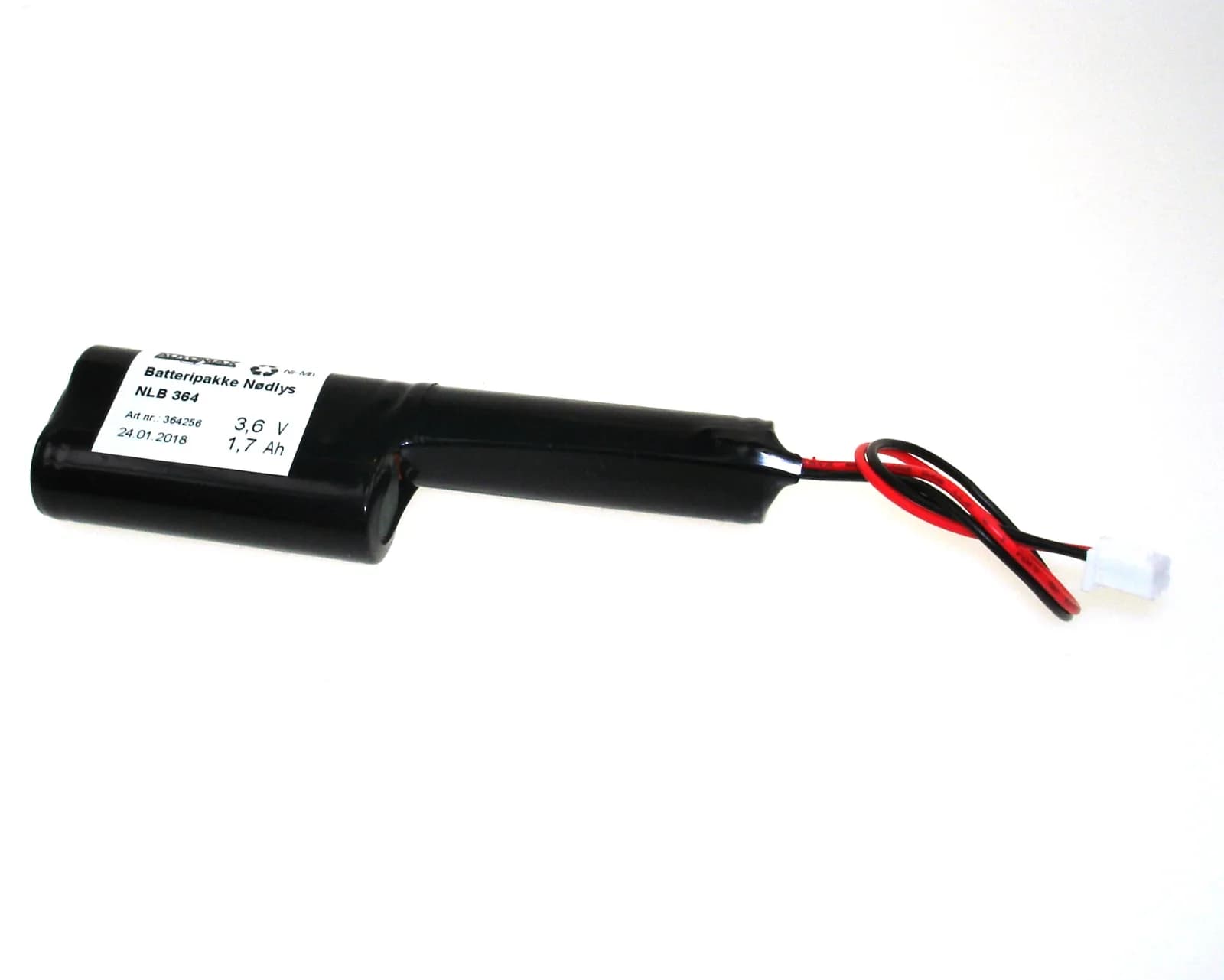 NLB 364 (3,6V-1,7Ah-S-Plugg 33) – bilde 1 av 2