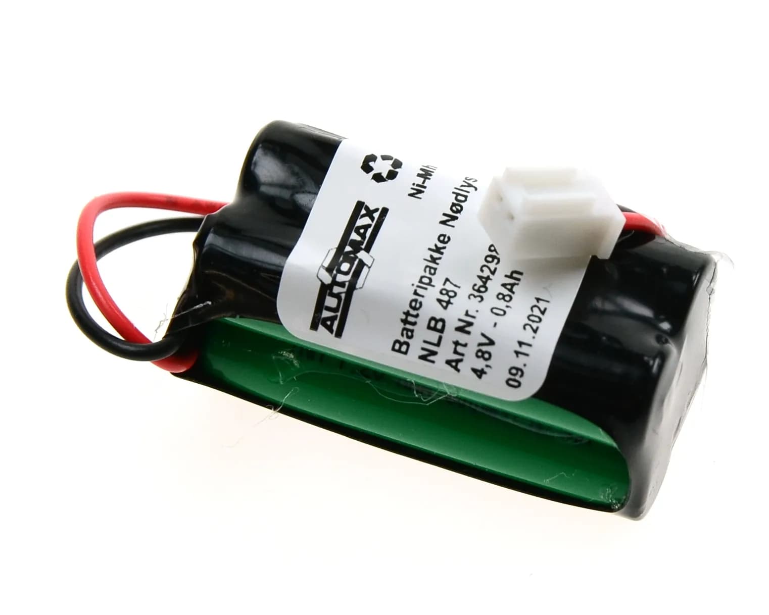 NLB 487 (4,8V0,75Ah-2R-Plugg 24) – bilde 1 av 2