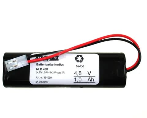 NLB 488 (4,8V-1,0Ah-2xS-Plugg 27)