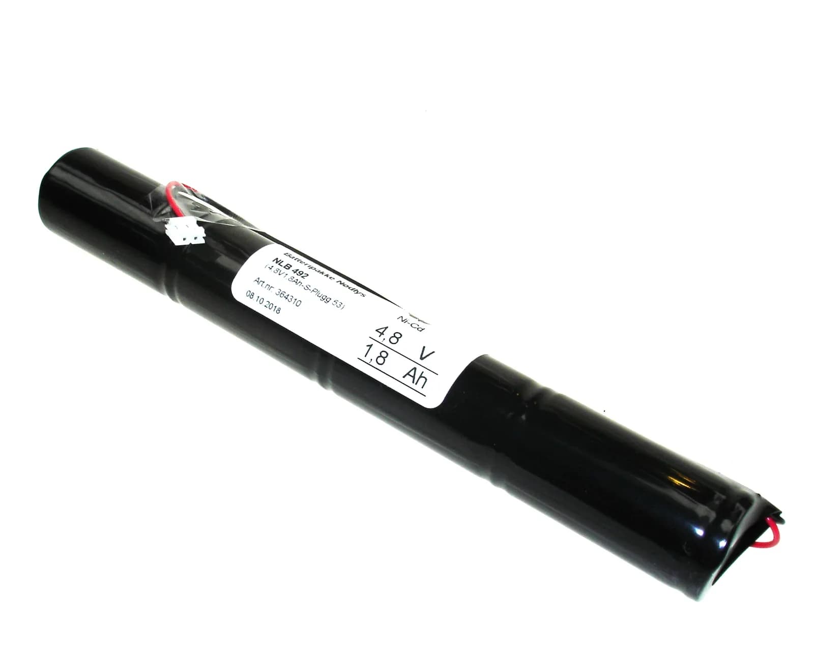 NLB 492 (4,8V-1,8Ah-S-Plugg 53) – bilde 1 av 2
