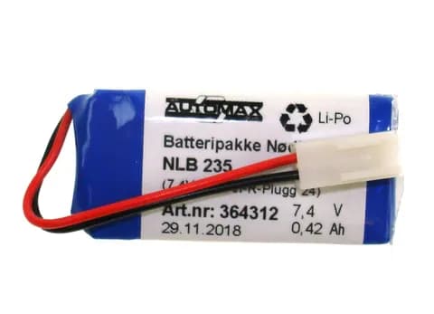 NLB 235 (7,4V-0,42Ah-R-Plugg 24)