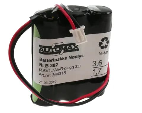 NLB 382 (3,6V1,7Ah-R-Plugg 33)