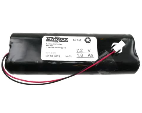 NLB 636 (7,2V1,8Ah-Sx2-Plugg 43)