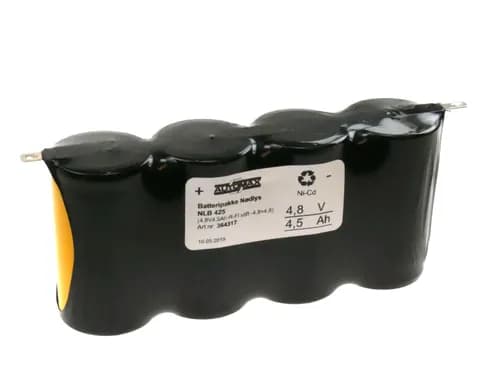 NLB 494 (4,8V4,5Ah-R-fl. stift +-4,8)
