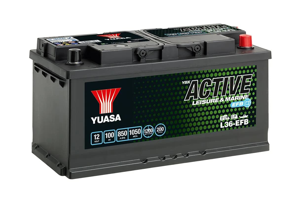 Active L36-EFB (12V-100Ah) Fritid Marine 12V 100Ah CCA850 MCA 1050