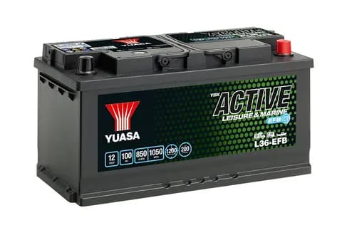 Active L36-EFB (12V-100Ah) Fritid Marine 12V 100Ah CCA850 MCA 1050