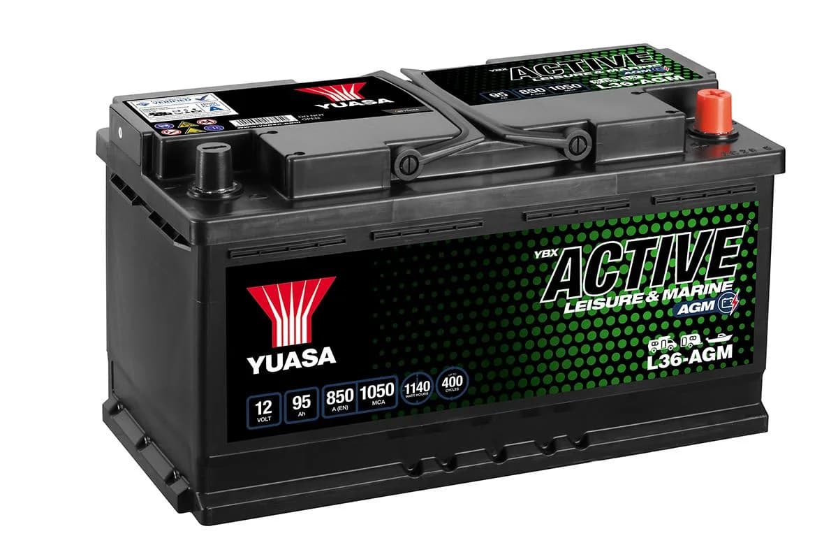 Active L36-AGM (12V-95Ah) L36AGM Fritid 12V 95Ah 850CCA 1050MCA