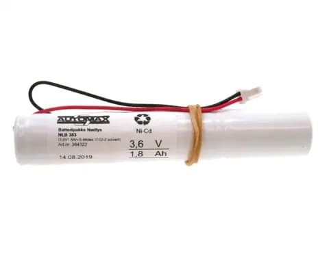 NLB 383 (3,6V1,8Ah-S-Plugg 24-polvent)