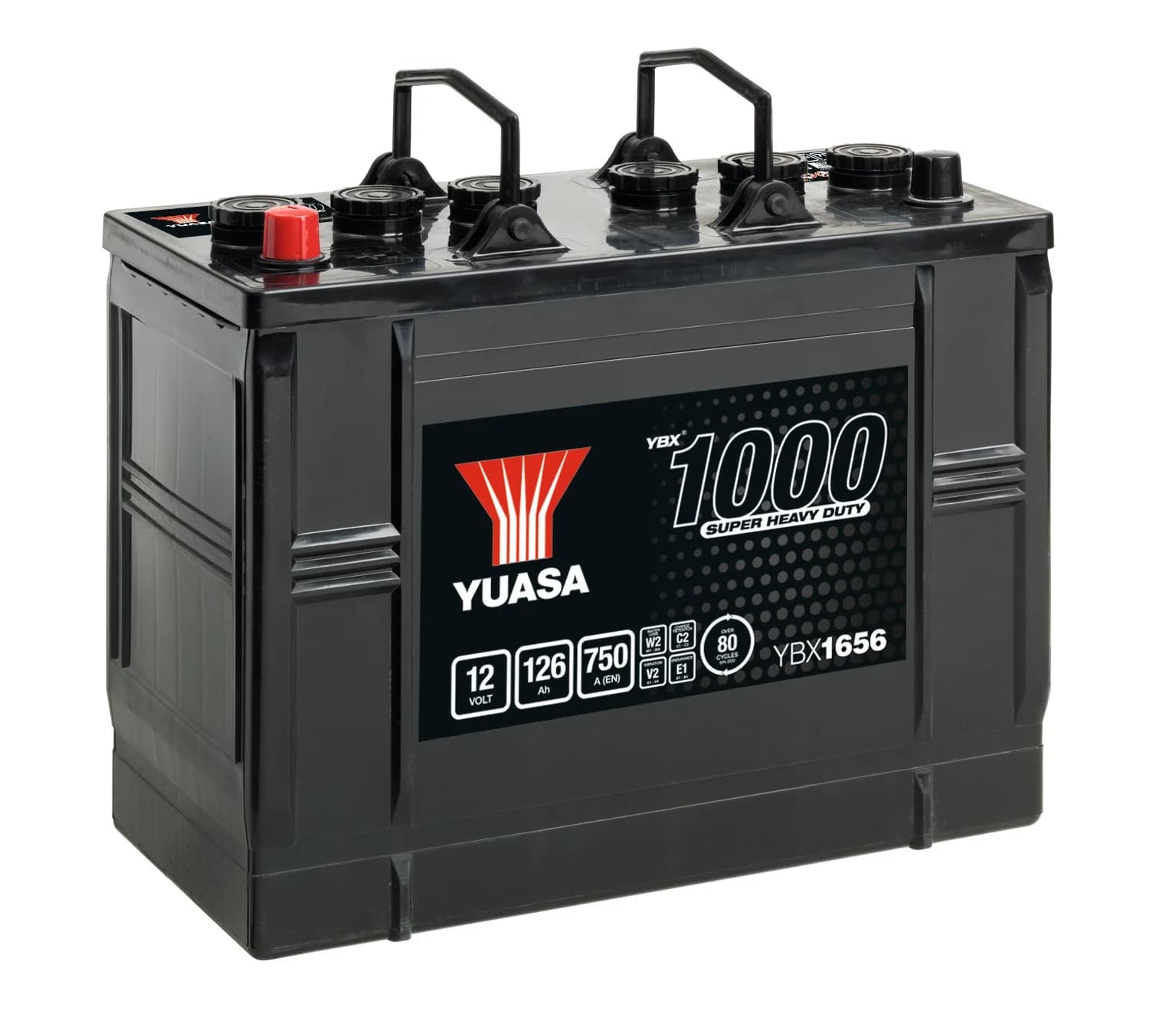YBX1656 (12V 126Ah) – bilde 1 av 4