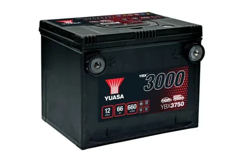 YBX3750 12V 66Ah 660A SMF Battery