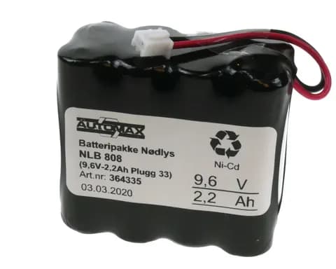 NLB 808 (9,6V-2,2Ah Plugg 33)