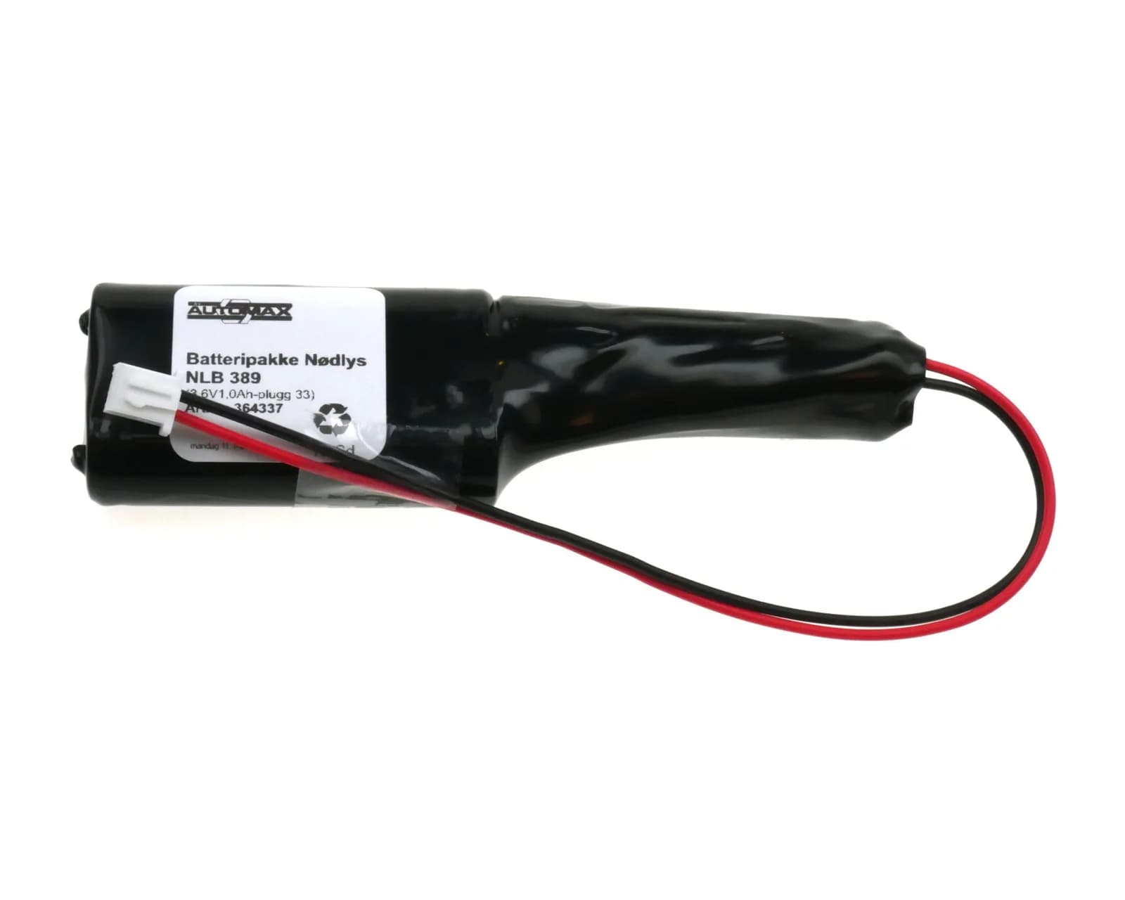 NLB 389 3,6V-1,0Ah-S-Plugg 33 – bilde 1 av 2