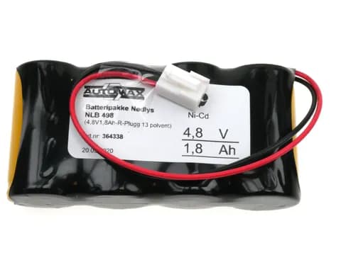 NLB 498 (4,8V1,8Ah-R-Plugg 13 polvent)
