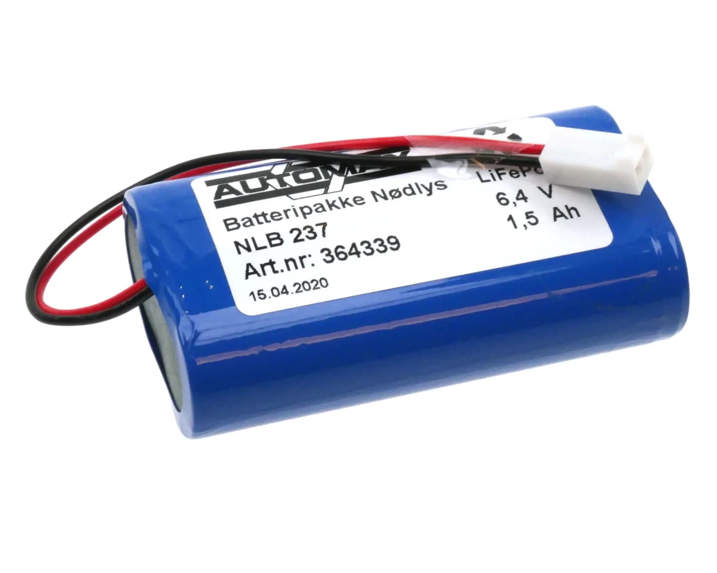 NLB 237 (6,4V-1,5Ah-R-Plugg 24) – bilde 1 av 2
