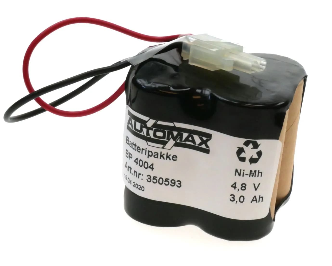 BP 4004 (4,8V-3Ah-MR2x2 Plugg 23) – bilde 1 av 2