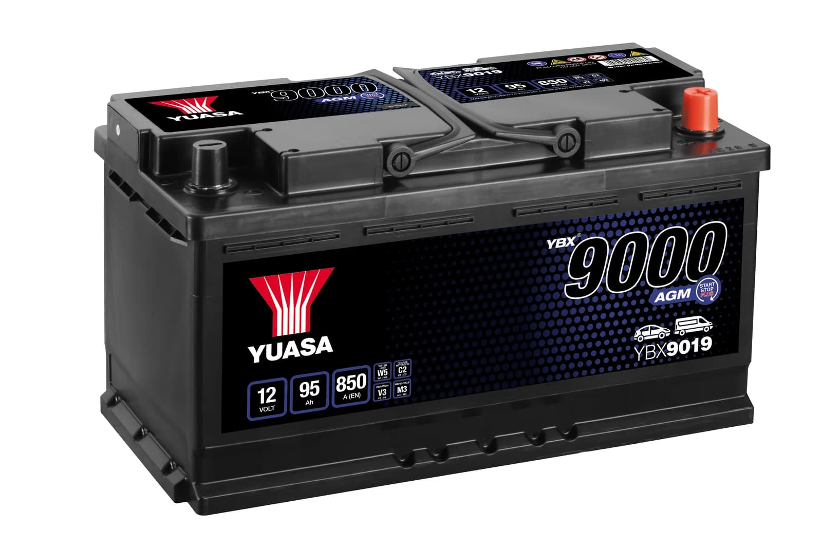 YBX9019 (12V 95Ah 850A)