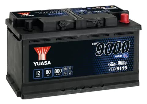 YBX9115 (12V 80Ah 800A)