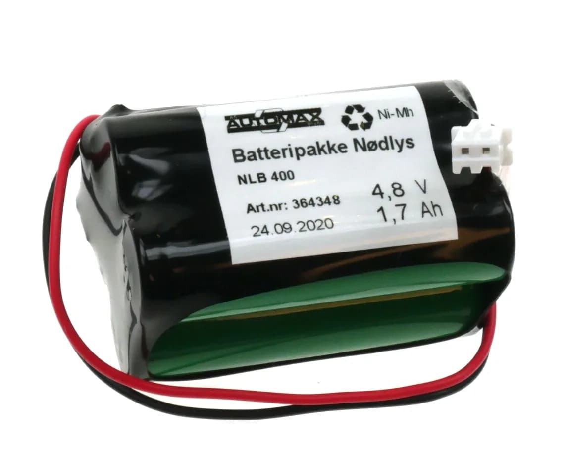 NLB 400 (4,8V1,7Ah-Rx2-Plugg 33) – bilde 1 av 2