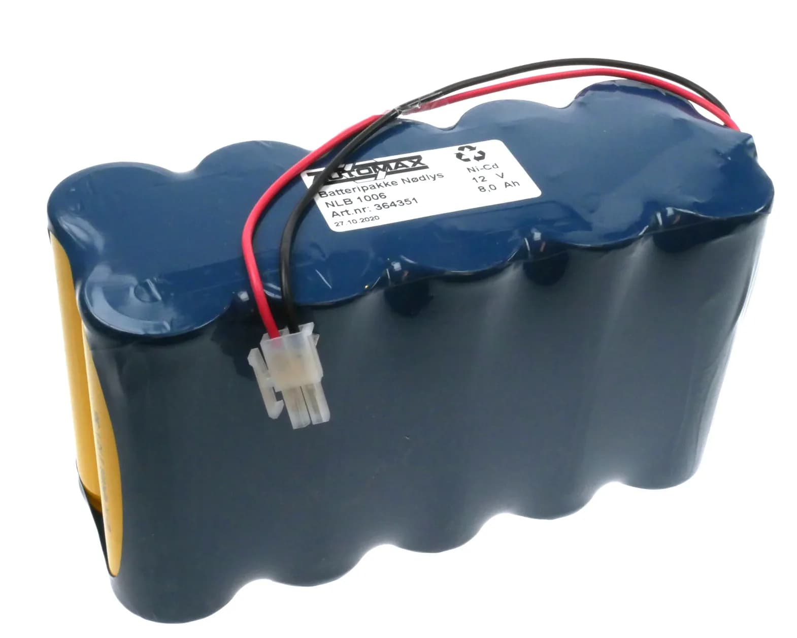 NLB 1006 (12V8,0Ah-R-Plugg 12) – bilde 1 av 2