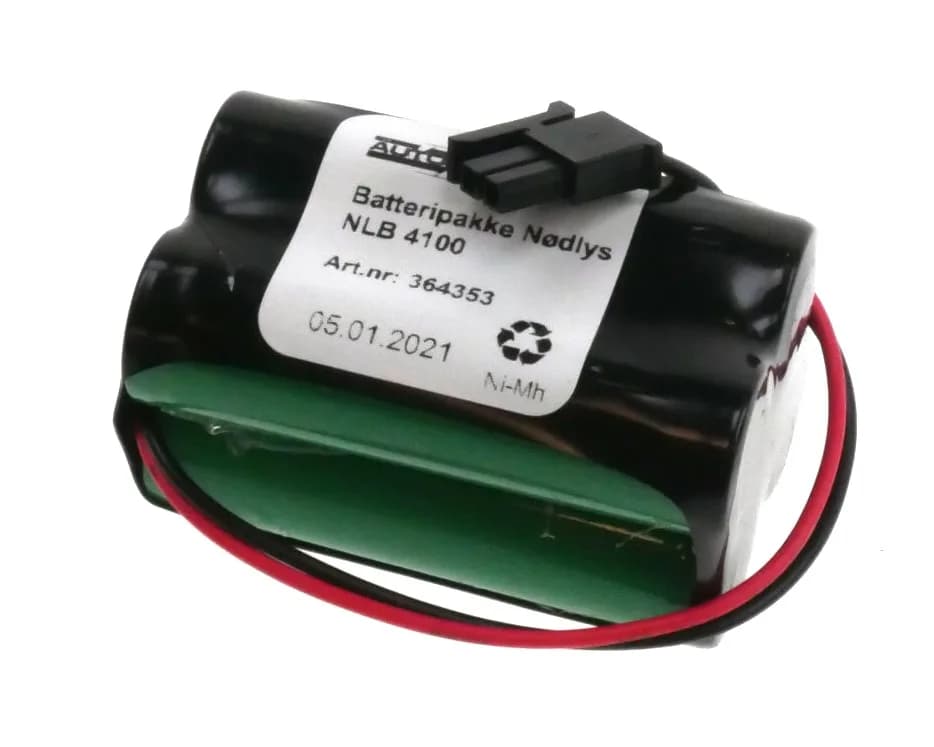 NLB 4100 (4,8V-1,7Ah-R2-Plugg 28) – bilde 1 av 2