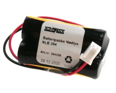 NLB 394 (3,6V1,0Ah-R-trekant-Plugg 24)