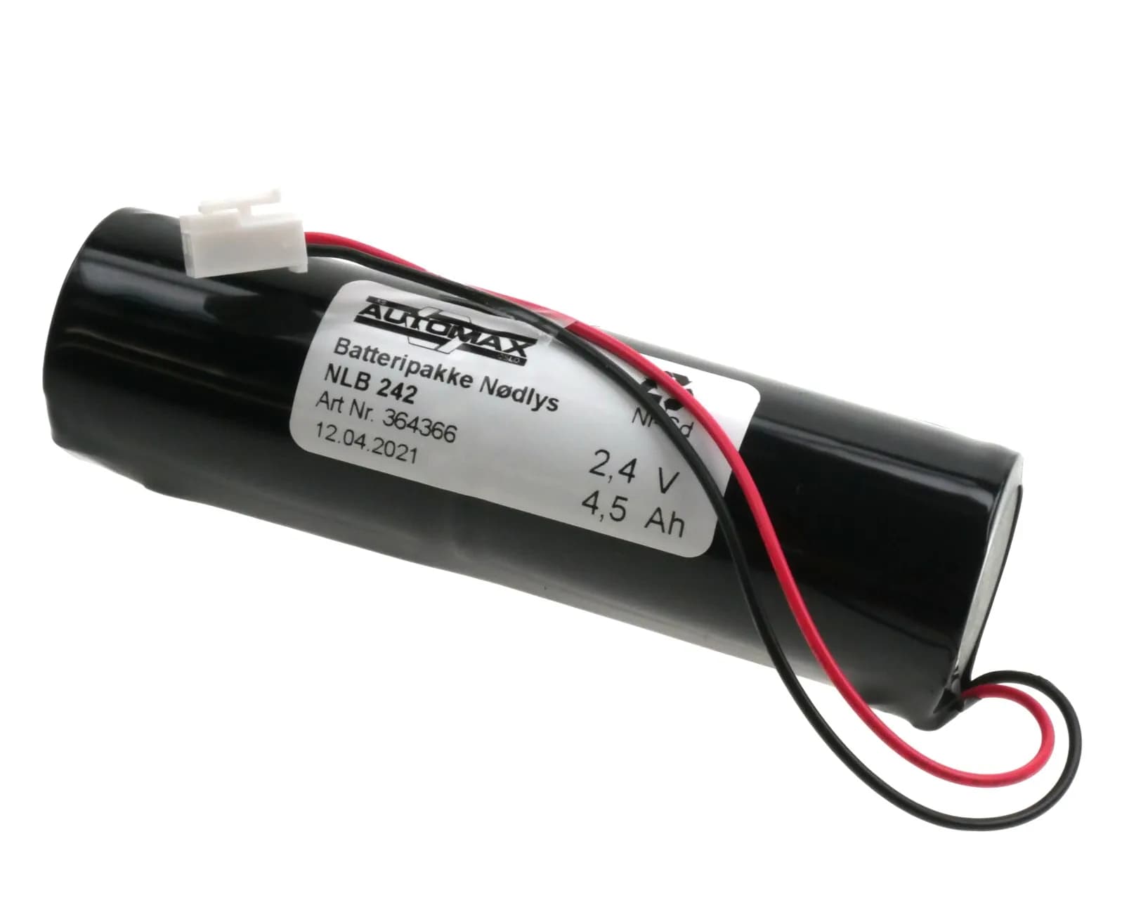 NLB 242 (2,4V-4,5Ah-S-Plugg 13 Polvent) – bilde 1 av 2