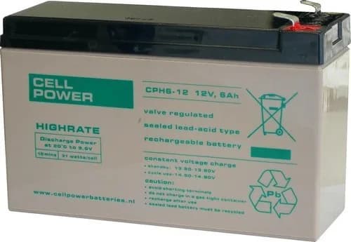 CPH6-12 (12V-6Ah) (F1+F2)