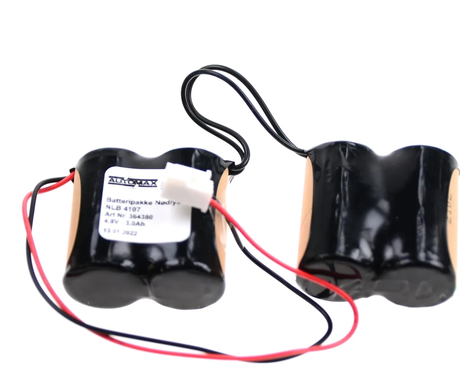 NLB 4107 (4,8V-3,0Ah-2R-Plugg 13) – bilde 1 av 2
