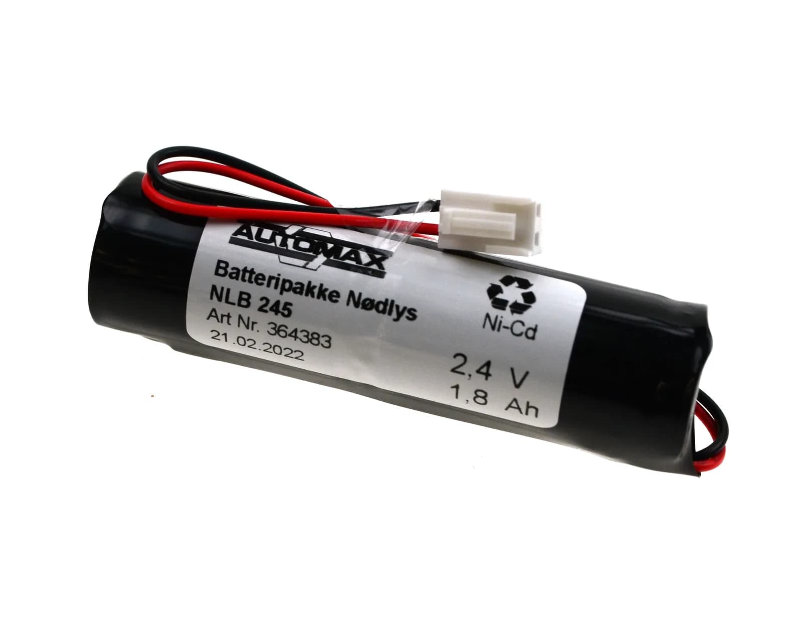 NLB 245 (2,4V1,8AH-S-Plugg 13) – bilde 1 av 2