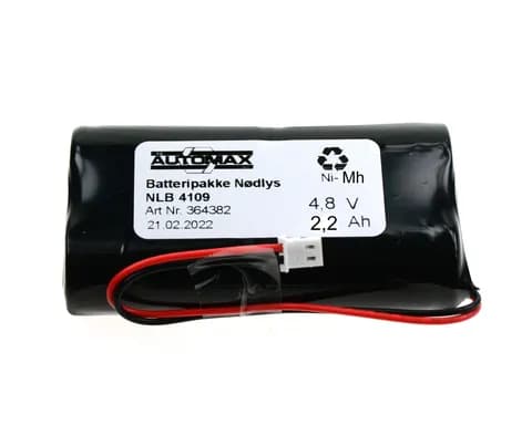 NLB 4109 (4,8V-2,2Ah-2S-Plugg 34)
