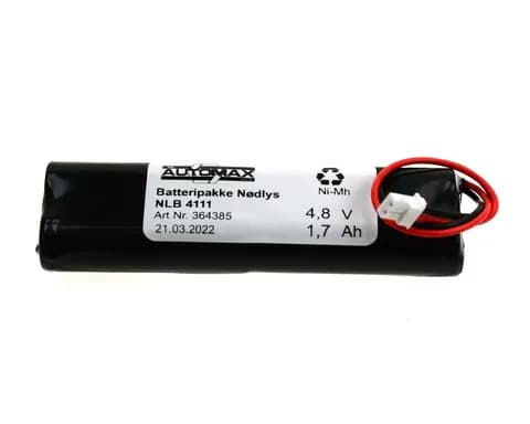 NLB 4111 (4,8V1,7AH-SX2-PLUGG 34)