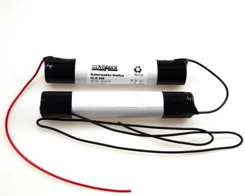 NLB 648 (7,2V1,8AH-SX2-Ledninger)