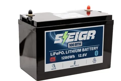Seigr LBTH100 (12,8V 100Ah) LiFePO4 m/Heat & bluetooth