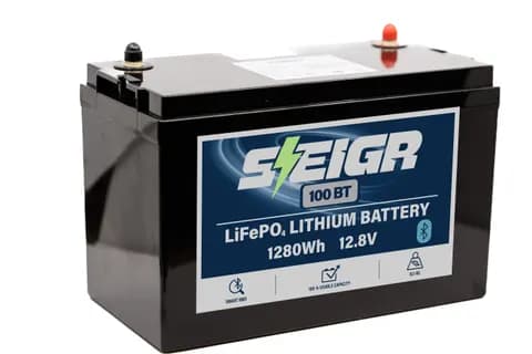 Seigr LBT100 (12,8V 100Ah) LiFePO4 m/bluetooth