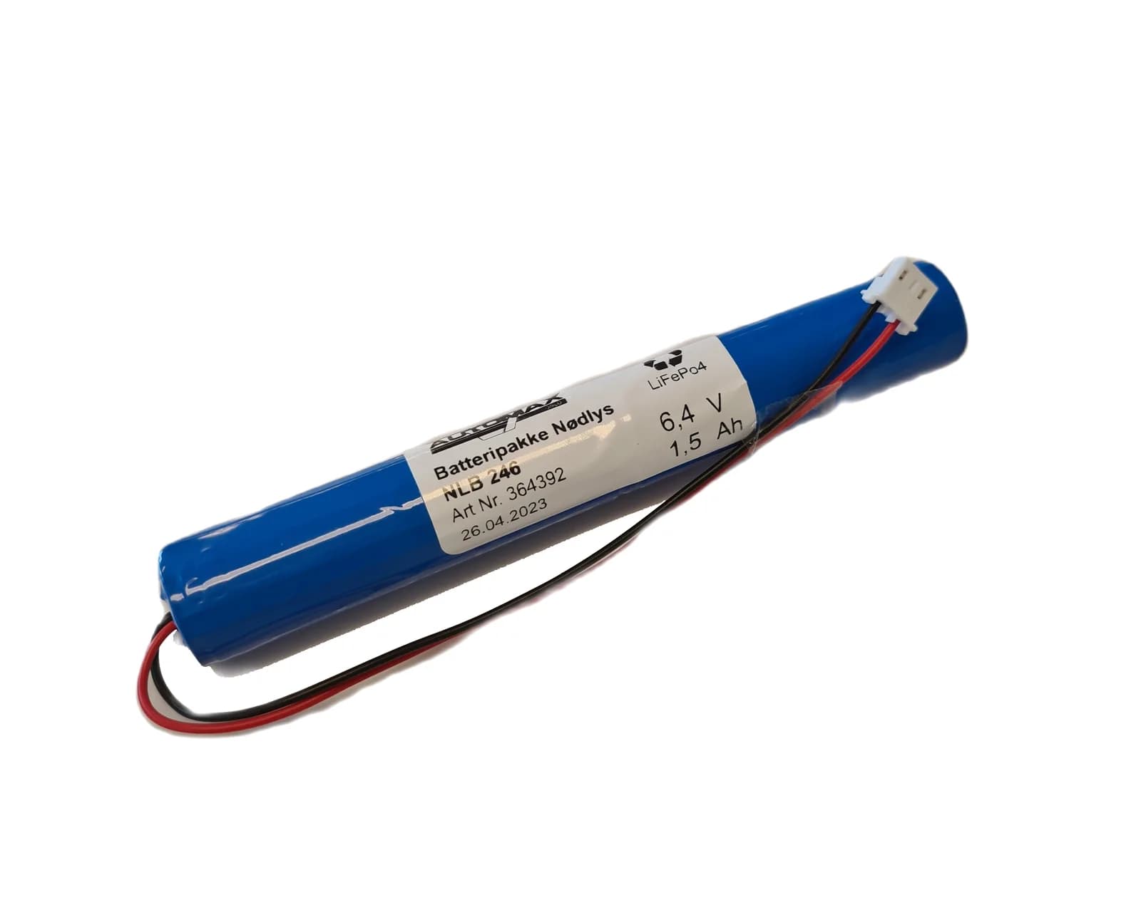 NLB 246 (6,4V-1,5AH-S-PLUGG 31) – bilde 1 av 2