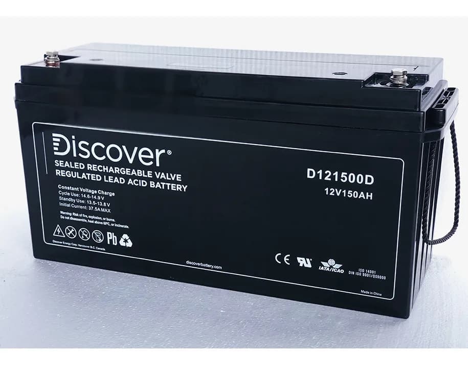 Discover D121500-D Deep Cycle (12Volt 150Ah) (AGM) – bilde 1 av 2