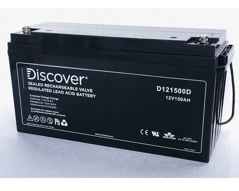 Discover D121500-D Deep Cycle (12Volt 150Ah) (AGM)