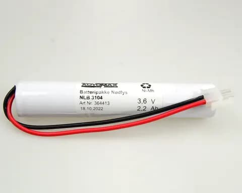 NLB 3104 (3,6V-2,2Ah-S-Plugg 12)