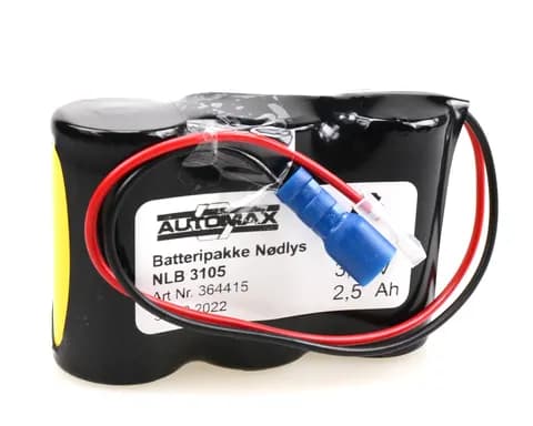 NLB 3105 (3,6V-2,5Ah-R-Plugg +70-72)