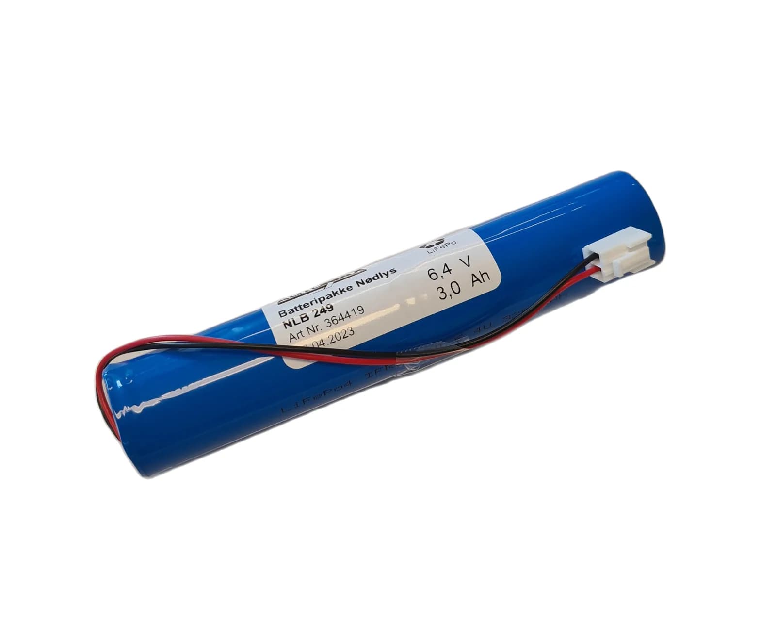 NLB 249 (6,4V-3,2Ah-S-Plugg 13 polvent) – bilde 1 av 2