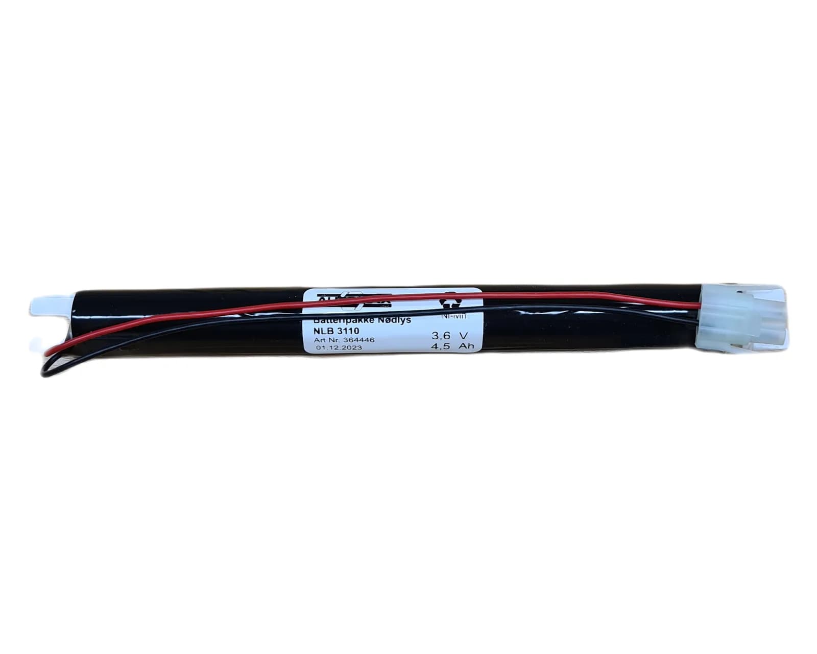 NLB 3110 (3,6V-4,0AH-S-Plugg 15 polvent) – bilde 1 av 2