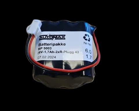 BP 5003 (6V-1,7Ah-2xR-Plugg 43