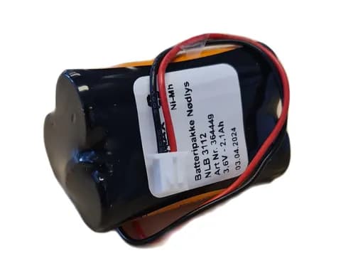 NLB 3112 (3,6V-2,1Ah-R-trekant-Plugg 33)