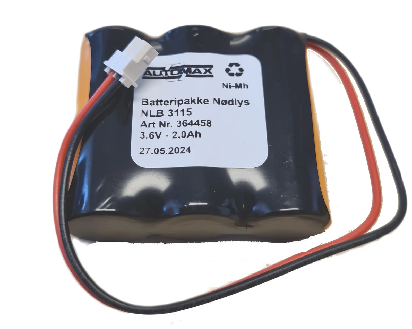NLB 3115 (3,6V-2,0Ah-R-Plugg 34) – bilde 1 av 2
