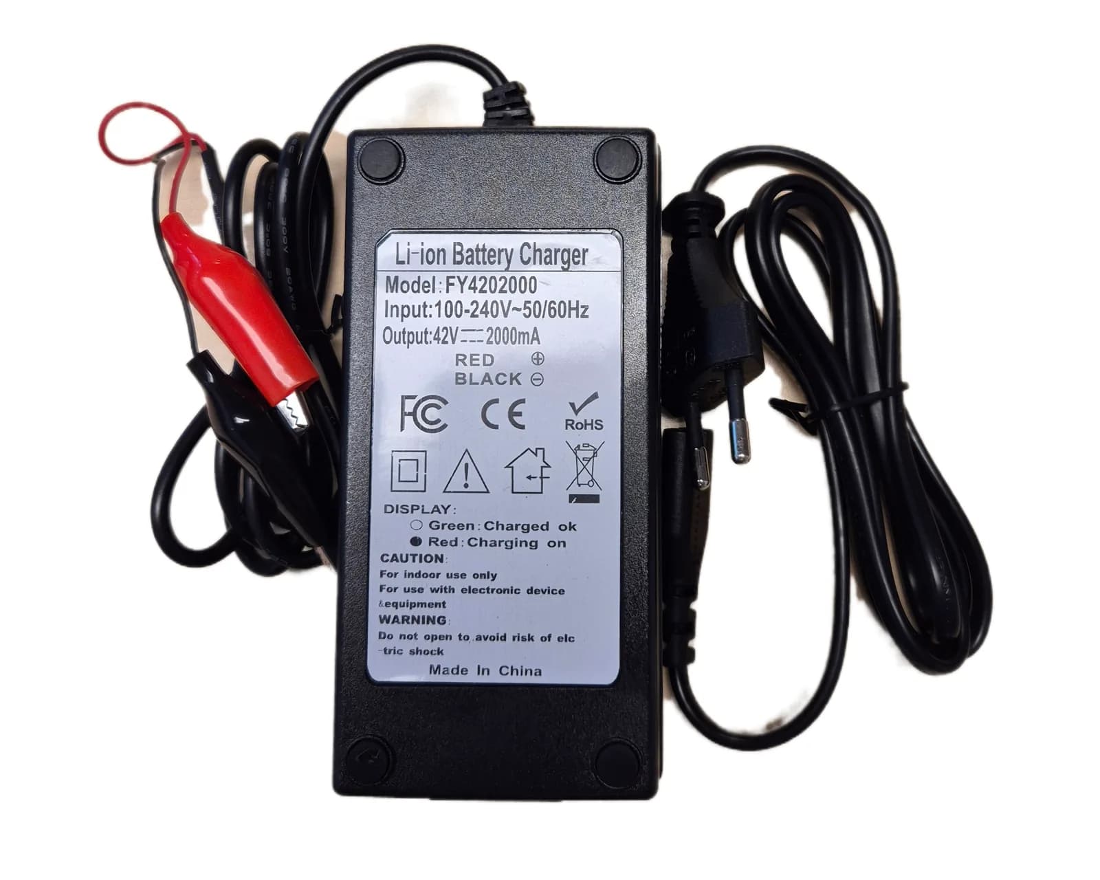 Lader Li-Ion 42V 2A FY4202000