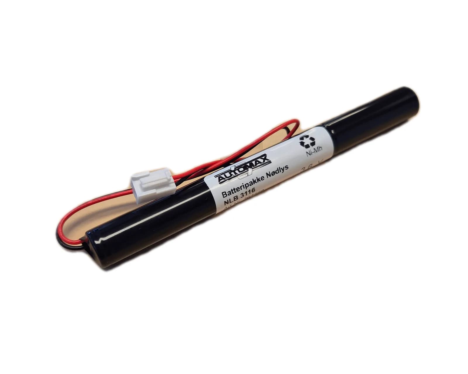 NLB 3116 (3,6V-1,7Ah-S-Plugg 13 polvent) – bilde 1 av 2