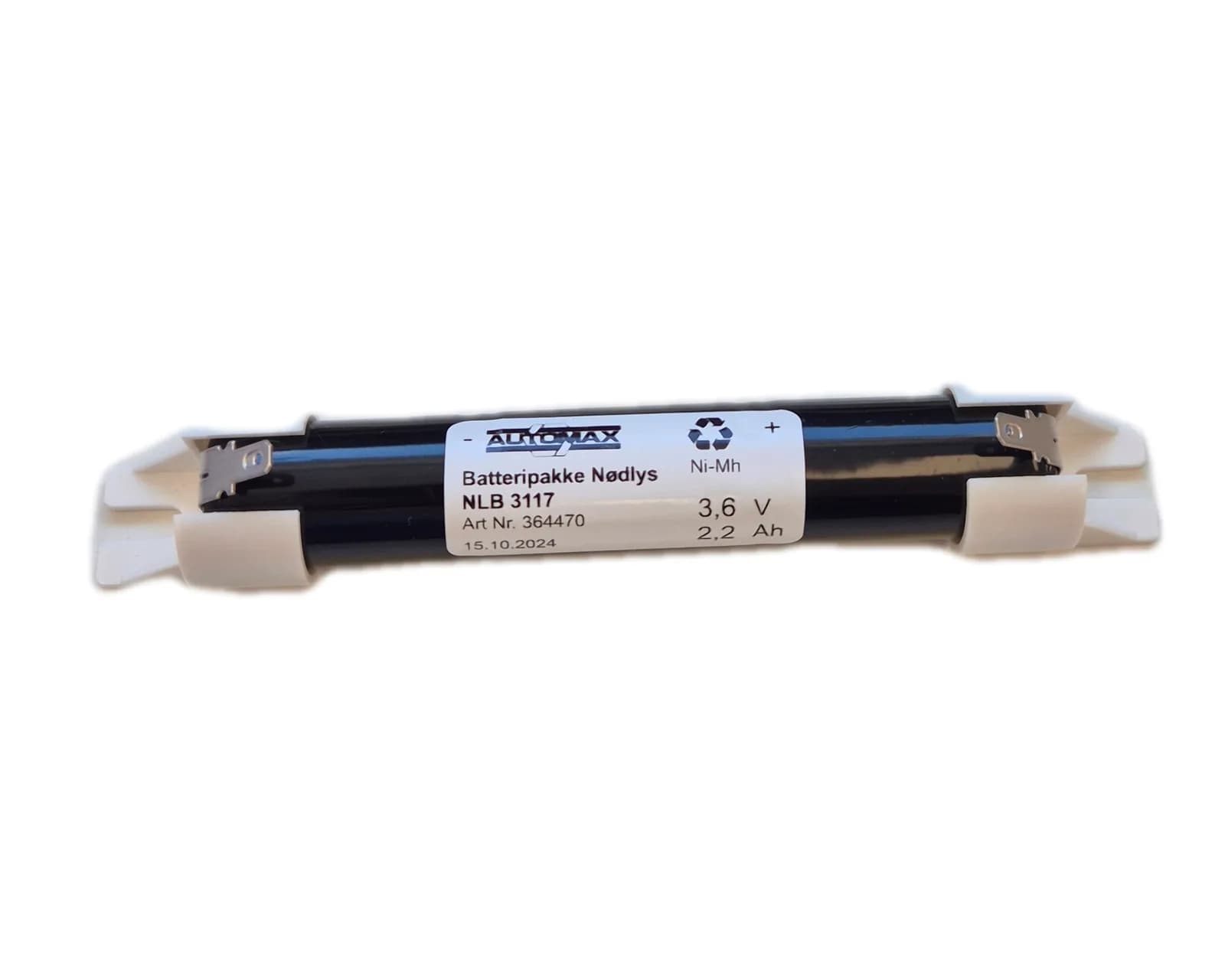 NLB 3117 (3,6V-2,2Ah-S-Fl.-+4,8) – bilde 1 av 3