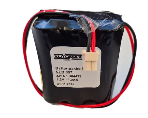 NLB 657 (7,2V-1,0AH 2R Plugg 34)