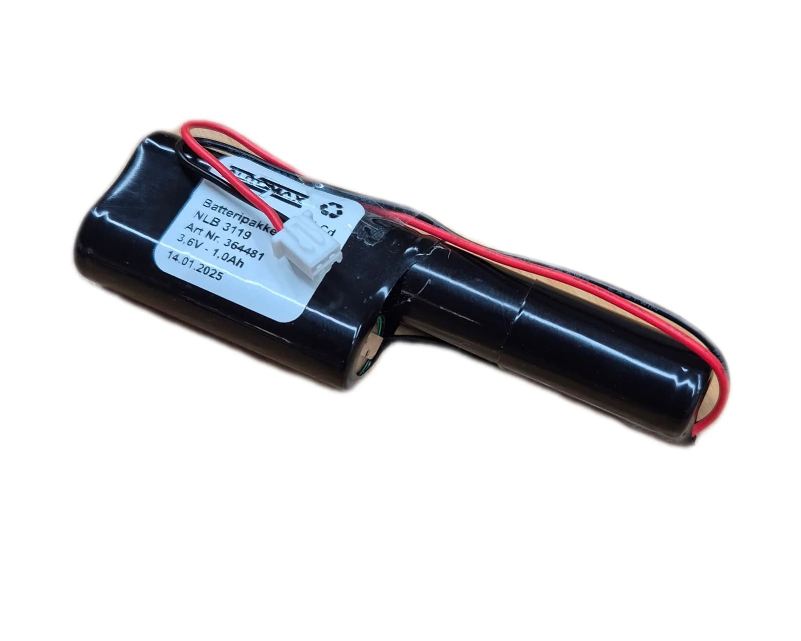 NLB 3119 (3,6V-1,0Ah-S-Plugg 33 polvent) – bilde 1 av 2