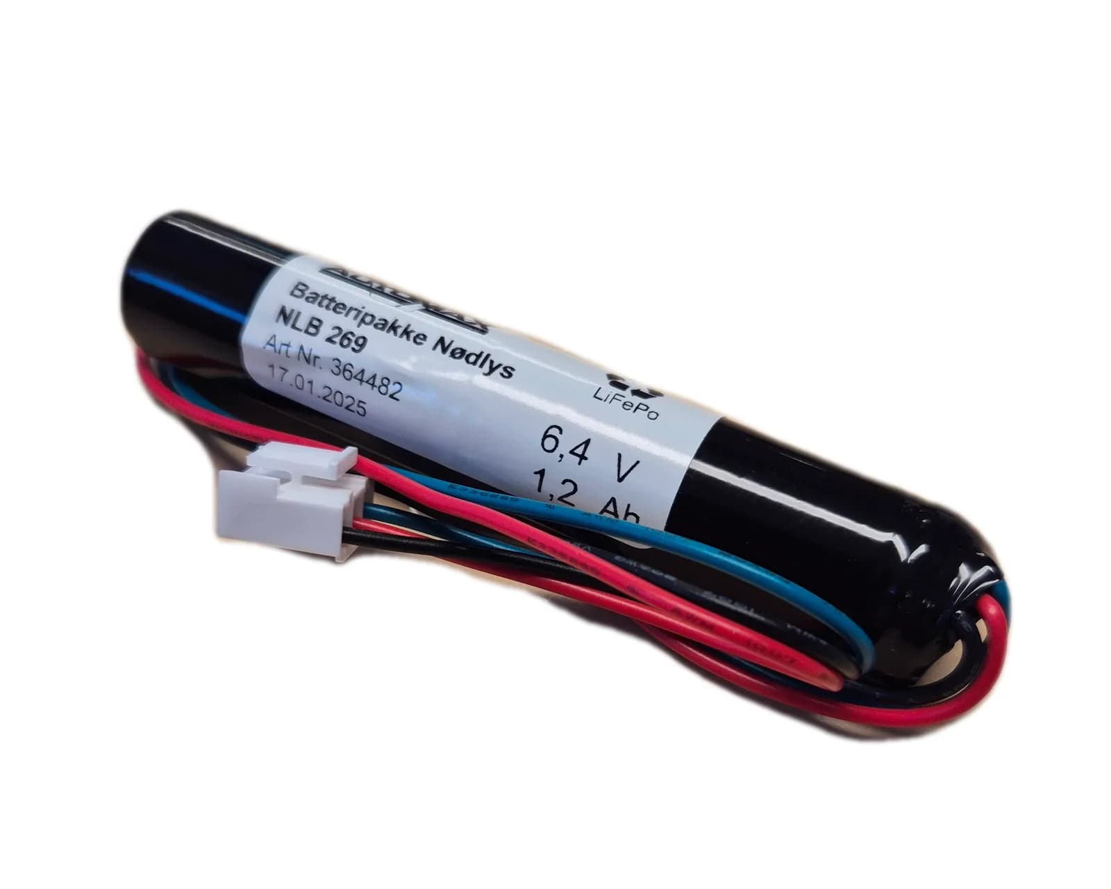 NLB 269 (6,4V-1,2Ah-S-NTC-Plugg 55) – bilde 1 av 2